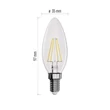 Emos filament LED izzó gyertya E14 3,4W 470lm 2700K meleg fehér ZF3220