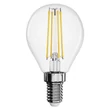 Emos filament LED izzó kisgömb E14 6W 810lm 2700K meleg fehér ZF1240