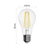 Emos LED izzó filament E27 3,4W 470lm 2700K meleg fehér A60 ZF5120