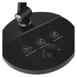 Emos Charles LED asztali lámpa fekete 7,6W 550lm CCT IP20 Z7628B