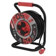 EMOS Kültéri kábeldob 50m 4 aljzat fekete gumi-neoprén H07RN-F IP44 230V 1,5 mm2 P19223