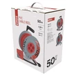 Emos PVC kábeldob 50 m MT 3x1,5 mm2 4 db aljzat IP20 P092501