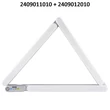 Gao LED pult megvilágító FLEXLIGHT 2x3.4W 2x250 lumen ezüst 3000K/6500K alapkészlet 2409011010