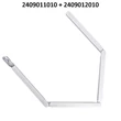 Gao LED pult megvilágító FLEXLIGHT 2x3.4W 2x250 lumen ezüst 3000K/6500K alapkészlet 2409011010