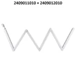 Gao LED pult megvilágító FLEXLIGHT 2x3.4W 2x250 lumen ezüst 3000K/6500K alapkészlet 2409011010