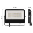 EMOS aveno led reflektor 48W 7200lm 4000k ZS2433