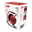 Emos gumi kábeldob 50 m H05RR-F 3x2,5 mm2 4×2P+PE SCHUKO aljzat IP44 P19221