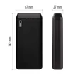 EMOS Powerbank ALPHA2 20, 20 000 mAh/74 Wh ,10W fekete B0527B