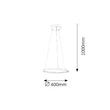 Rábalux Donatella minimalista stílusú függeszték 21W 1417lm 4000K 2543
