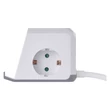 EMOS aszali hosszabbító kocka 2m 2 aljzat fehér 2×USB-A+1×USB-C+Qi H05VV-F3G 1,5 mm² P0222CQ
