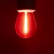 Kanlux LED ST45 E27 izzó filament 0,9W 20lm piros ST45 piros színű fényforrás 26049