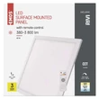 EMOS LED mennyezeti falon kívüli dimmelhető panel 2700–6000K RIVI 600×600×52 mm 40W 380–3 800 lm ZM5173