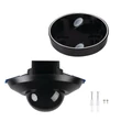 Kanlux mozgásérzékelő fekete 360° jelenlétérzékelős IP44/20 3xPIR SENTO-O-WT-B/B 26822
