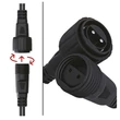 EMOS Standard LED sorolható karácsonyi füzér, villogó, 10 m, kültéri, meleg/hideg fehér D1AN02