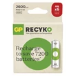 GP ReCyko NiMH Akkumulátor tölthető elem HR6 (AA) 2600mAh 6db B2527V