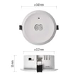 EMOS LED vészhelyzet vészvilágító lámpatest ORSU 3W 240 lm 3 óra ZN1310