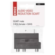 EMOS Átalakító SCART – 3×CINCH+SVHS K9304