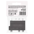 EMOS Átalakító SCART – 3×CINCH+SVHS K9304
