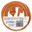 Emos Lengő Hosszabbító 20m 1 aljzat narancssárga PVC 250 V 3x1,5 mm2 P01220R