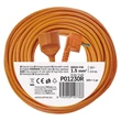 Emos lengő hosszabbító 30m 1 aljzat narancssárga H05VV-F3G PVC 250V 3X1,5 mm2 P01230R