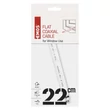 EMOS Ablakátvezető kábel 3C2V 75 Ohm 22cm UV-álló S5378