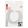 Emos szerelt UTP patch kábel 5m Cat5e szürke S9125