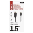 EMOS HDMI kábel 2.0 A-D dugó 1.5m S10103