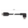 EMOS HDMI kábel 2.0 A-A dugó 90°, 3m 4K S10310