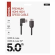 EMOS HDMI kábel 2.0 A-A dugó 90°, 5m 4K S10510