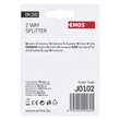 EMOS Antenna elosztó splitter 2 utas 5–2 400 MHz EM2342 J0102