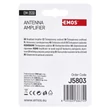 EMOS Antenna előerősítő 30dB 5–260 MHz, 470–790 MHz VHF/UHF J5803