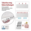 EMOS Ventilátor a radiátor alatt TRIO, fehér 36 m³/h minden ventilátorra P56PR3