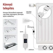 EMOS Ventilátor a radiátor alatt TRIO, fehér 36 m³/h minden ventilátorra P56PR3