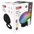 EMOS GoSmart LED hangulatlámpa, fekete, meleg fehér–hideg fehér/ RGB, WiFi ZCW11BR