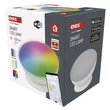 Emos GoSmart LED 7W 330Lm hangulatlámpa, fehér, meleg fehér–hideg fehér/ RGB, WiFi ZCW11WR