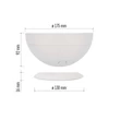 Emos GoSmart LED 7W 330Lm hangulatlámpa, fehér, meleg fehér–hideg fehér/ RGB, WiFi ZCW11WR