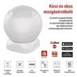EMOS GoSmart PIR érzékelő mozgásérzékelő IP20, ZigBee 8 m 90° H5020