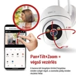 Emos GoSmart Wifis kültéri forgatható kamera IP-800 WASP, fehér H4057