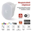 Emos GoSmart PIR érzékelő (mozgásérzékelő) éjjeli fénnyel, WiFi P3322