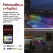 EMOS GoSmart Rugalmas LED szalag NEON fehér, 3 m, 24 W, RGBIC dimmelhető, WiFi ZPW313I