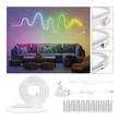EMOS GoSmart Rugalmas LED szalag NEON fehér, 3 m, 24 W, RGBIC dimmelhető, WiFi ZPW313I