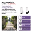 Emos GoSmart Wifis kültéri forgatható kamera IP-310 TORCH világítással, fehér H4064