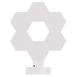Emos GoSmart LED 5,5W okos dekorációs asztali lámpatest Hexagon fehér 6 részből álló RGBIC dimmelhető WiFi ZIW426R