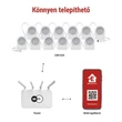 EMOS GoSmart RGBIC+CCT LED szalag 255 cm-es lánc, 12 rész, 7W, dimmelhető, WiFi, iOS, Android ZIW15CR