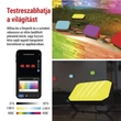 EMOS GoSmart kültéri LED reflektor, kezdő készlet, 3 darab, 14W, RGBIC dimmelhető, WiFi Cikkszám ZIW184R