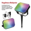 EMOS GoSmart kültéri LED reflektor, kezdő készlet, 3 darab, 14W, RGBIC dimmelhető, WiFi Cikkszám ZIW184R