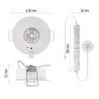 EMOS LED vészvilágító vészhelyzet lámpatest ORSU 1W 130 lm 6 500K 3 óra ZN1330