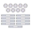 Emos GoSmart LED lámpatest Lines fehér 9 részből álló 34W RGBIC dimmelhető, WiFi ZIW249R