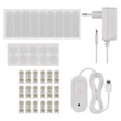 Emos GoSmart LED lámpatest Lines fehér 9 részből álló 34W RGBIC dimmelhető, WiFi ZIW249R