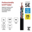 Emos UTP kültéri kábel CAT5e réz vezeték UTP Cat5E PE OUTDOOR S9143
